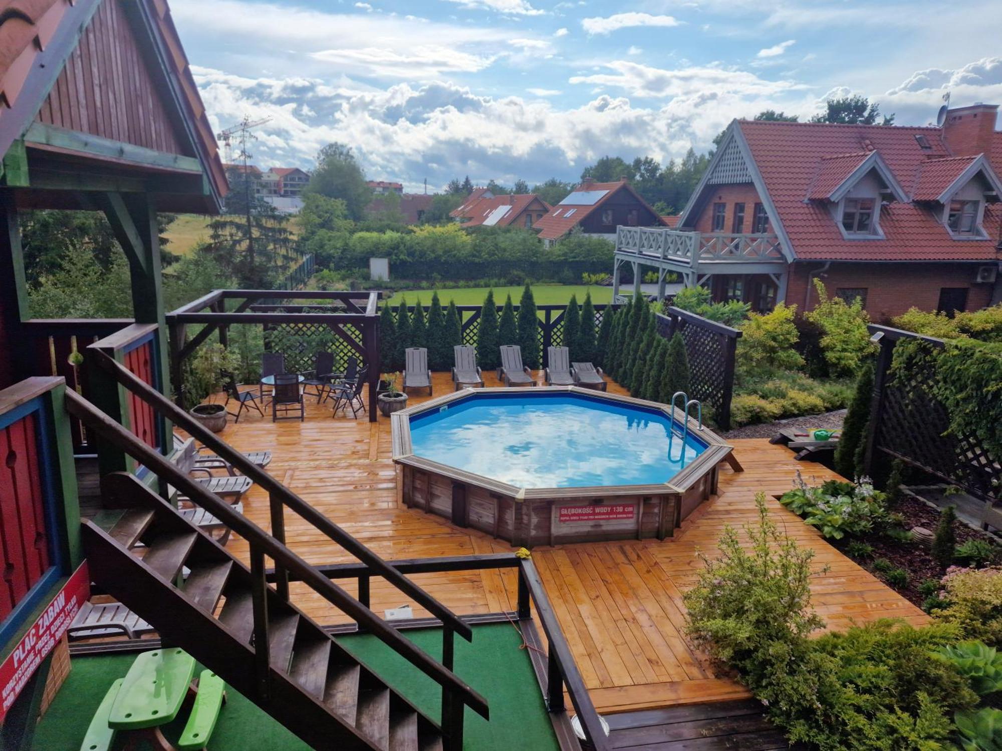 Ferienwohnung Dwor U Papuga Ruciane-Nida Exterior foto