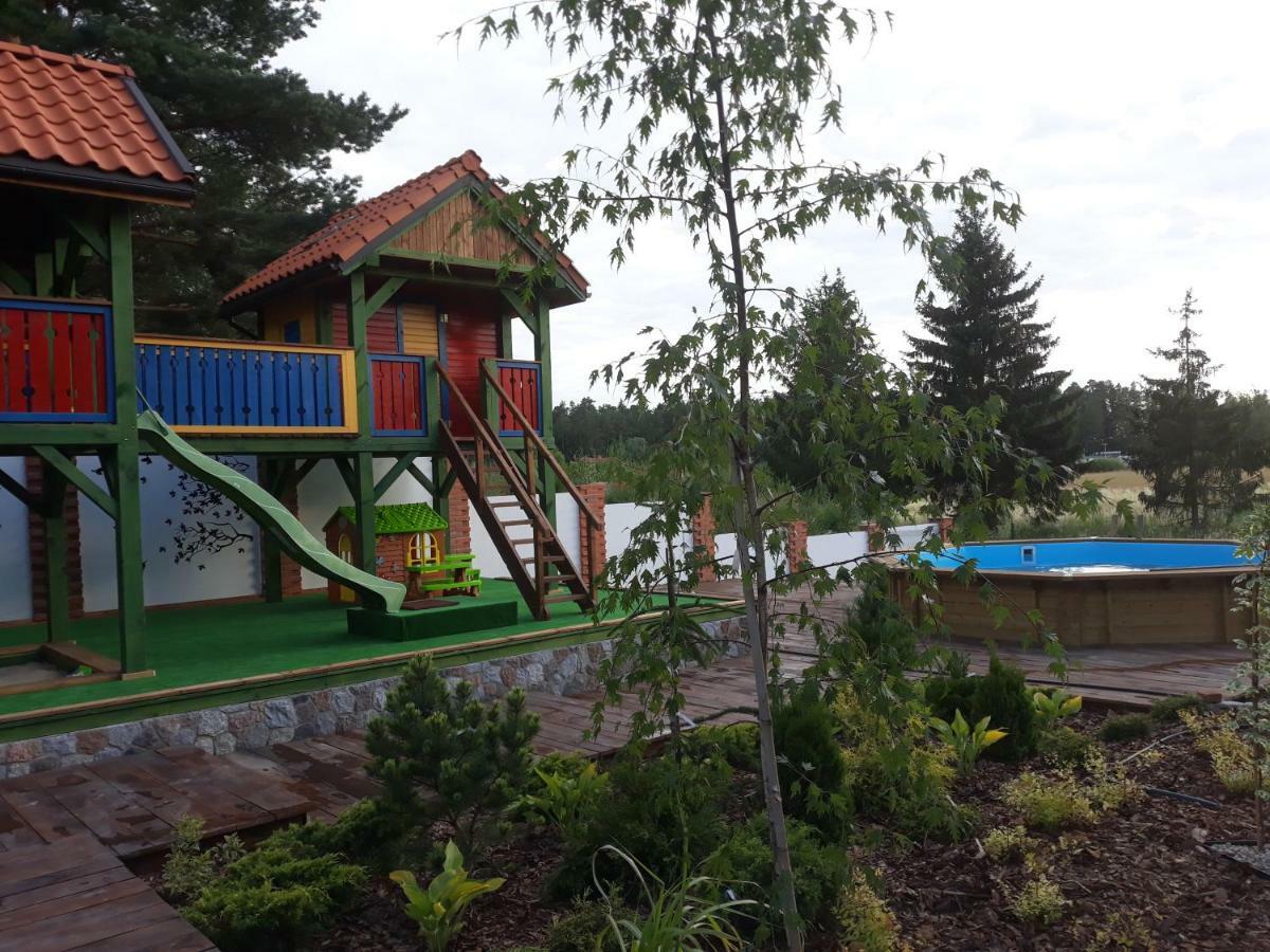 Ferienwohnung Dwor U Papuga Ruciane-Nida Exterior foto