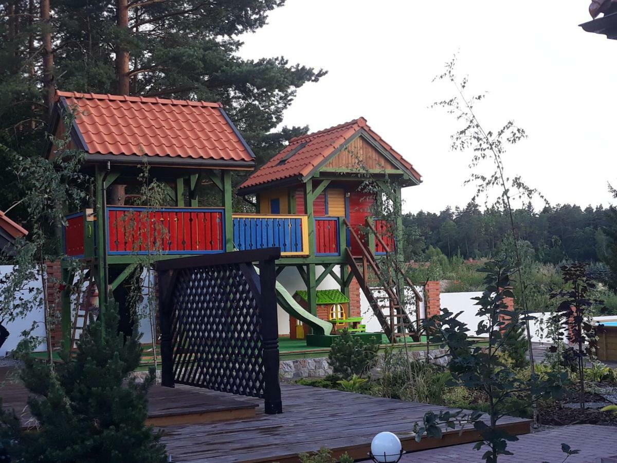 Ferienwohnung Dwor U Papuga Ruciane-Nida Exterior foto
